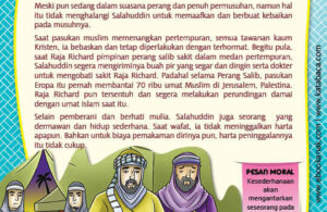 Ebook PDF 77 Pesan Nabi untuk Anak Muslim, Kisah Hadis Terpilih, Memuliakan Musuh di saat Perang (67)