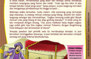 Ebook PDF 77 Pesan Nabi untuk Anak Muslim, Kisah Hadis Terpilih, Mencari Tuhan tidak Bisa dengan Kesombongan (25)