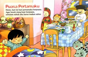 Ebook Seri Fikih Anak, Asyiknya Aku Puasa Ramadhan, Puasa Pertamaku (2)
