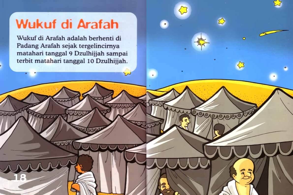 Ebook Seri Fiqih Anak, Asyiknya Aku Berhaji, Wukuf di Arafah (11)