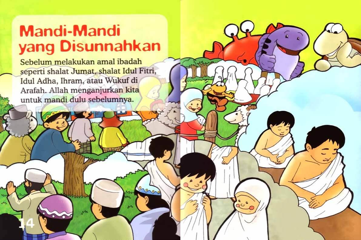 Ebook Seri Fiqih Anak, Asyiknya Aku Bersuci, Mandi-Mandi yang Disunnahkan (9)