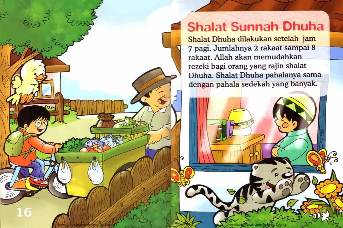 Ebook Seri Fiqih Anak, Asyiknya Aku Shalat Sunnah, Shalat Sunnah Dhuha (10)