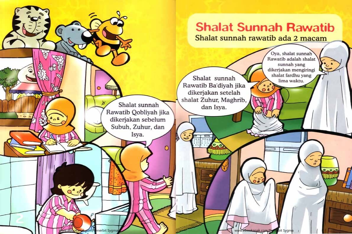 Ebook Seri Fiqih Anak, Asyiknya Aku Shalat Sunnah, Shalat Sunnah Rawatib (3)