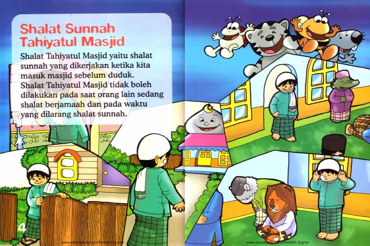 Ebook Seri Fiqih Anak, Asyiknya Aku Shalat Sunnah, Shalat Sunnah Tahiyatul Masjid (4)