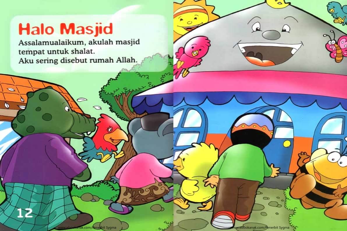 Ebook Seri Fiqih Anak, Asyiknya Aku Shalat Wajib, Halo Masjid (8)