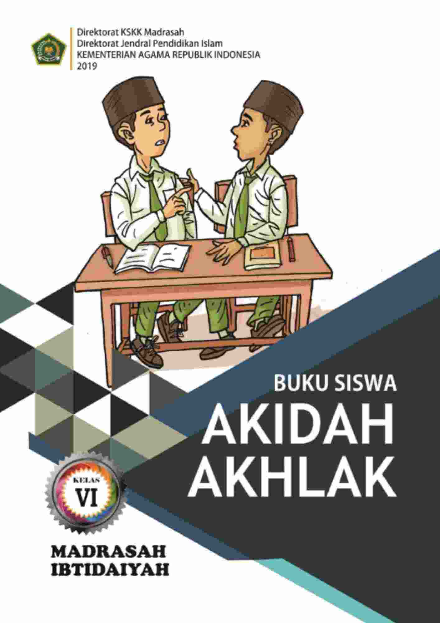 Free Download Ebook Buku Siswa Akidah Akhlak Kelas 6 Madrasah Ibtidaiyah