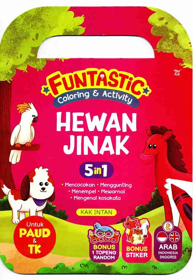 Funtastic Coloring & Activity - Hewan Jinak