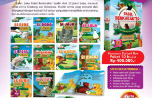 Jual 10 Buku Paket Fabel Berkarakter Seri Binatang Asli Indonesia