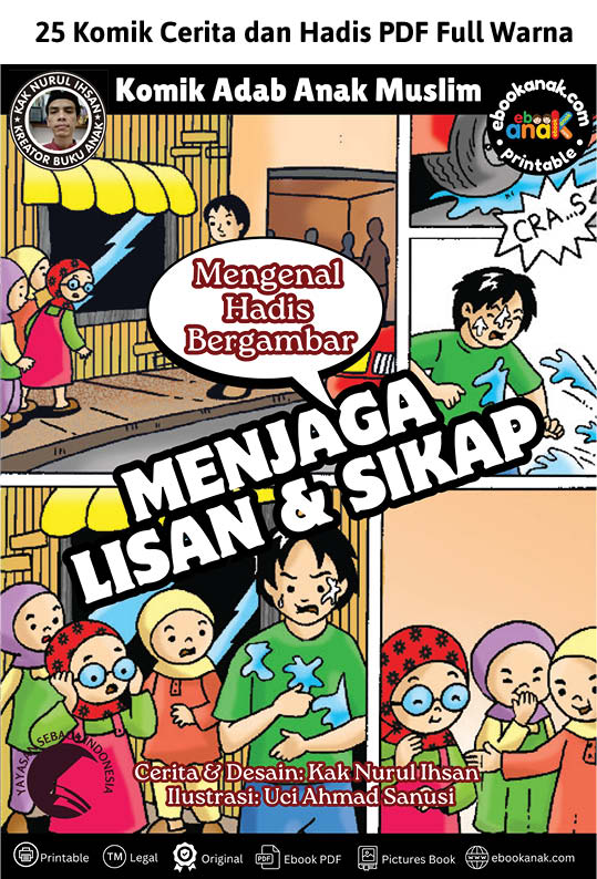 Komik Adab Anak Muslim Menjaga Lisan dan Sikap