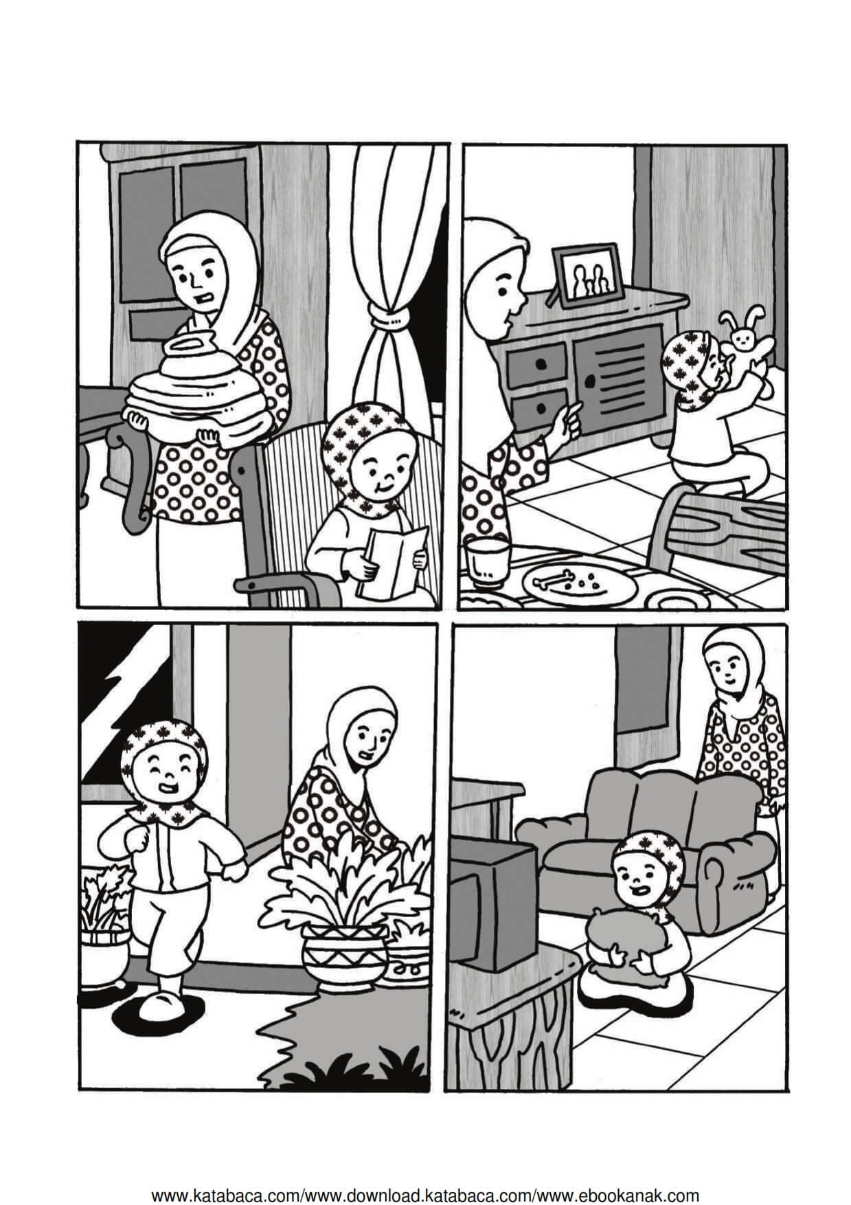 Komik Adab Nabi Muhammad, Menjawab Panggilan Bunda