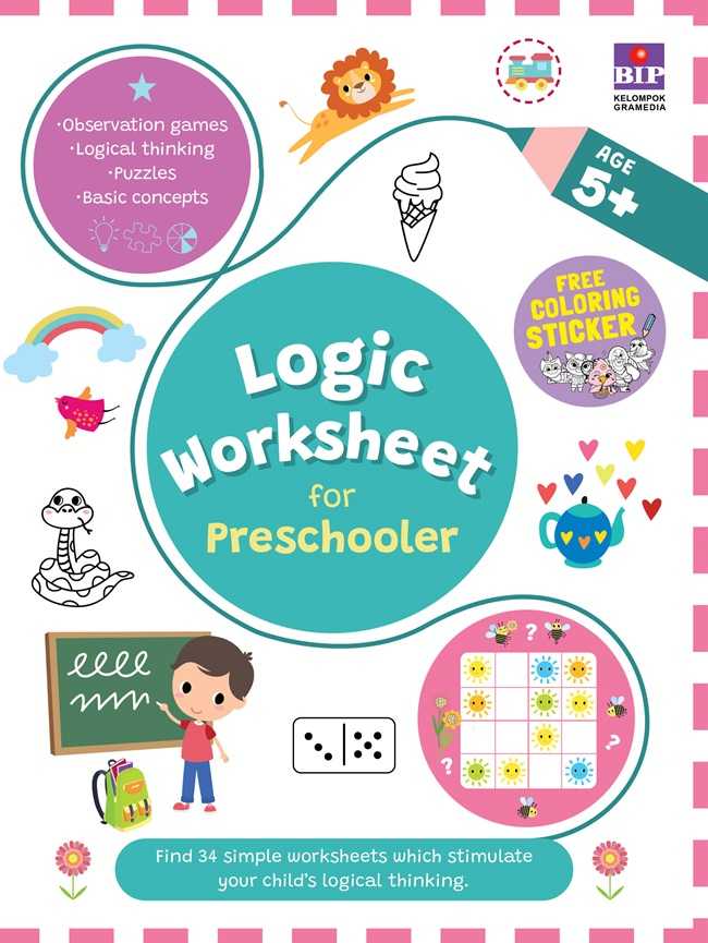 Logic Worksheet For Preschooler 5+