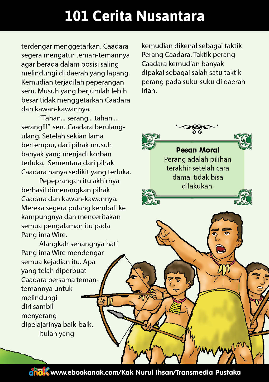 Taktik Putra Panglima Perang (Papua Barat) 101 Cerita Nusantara86