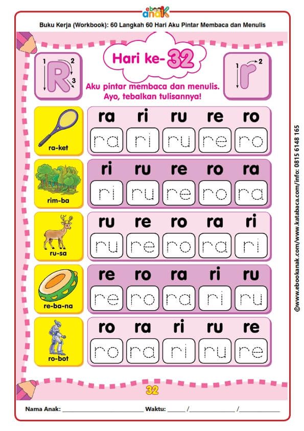 Workbook 60 Langkah 60 Hari Aku Pintar Membaca dan Menulis (33)