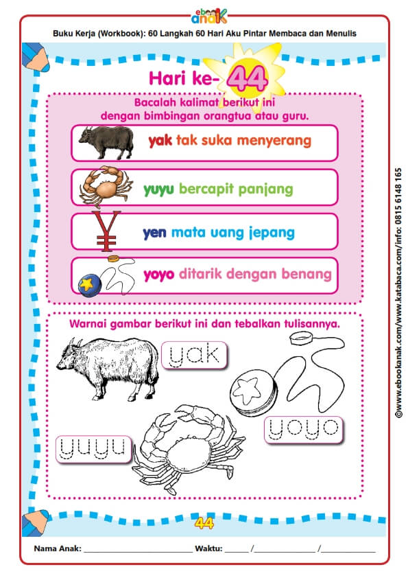 Workbook 60 Langkah 60 Hari Aku Pintar Membaca dan Menulis (45)