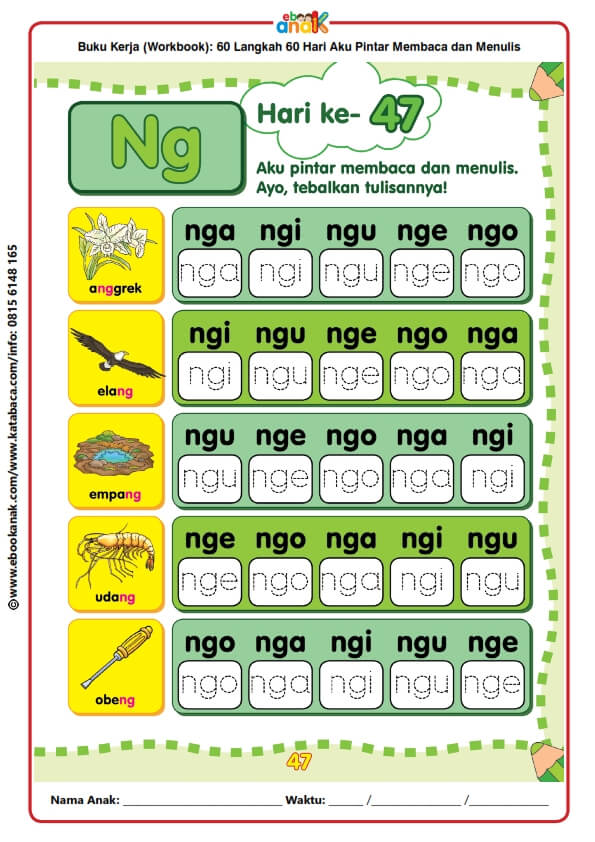 Workbook 60 Langkah 60 Hari Aku Pintar Membaca dan Menulis (48)