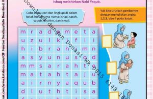 Workbook Brain Games Rukun Iman, Nabi Ishaq (28)