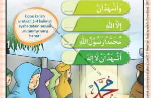 Workbook Brain Games Rukun Islam, Arti Dua Kalimat Syahadat (7)