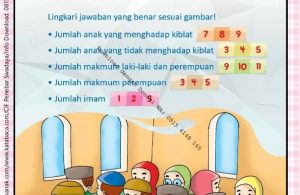 Workbook Brain Games Rukun Islam, Shalat Menghadap Kiblat (20)