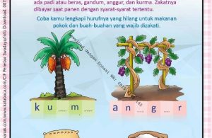 Workbook Brain Games Rukun Islam, Zakat Makanan Pokok dan Buah-Buahan (30)