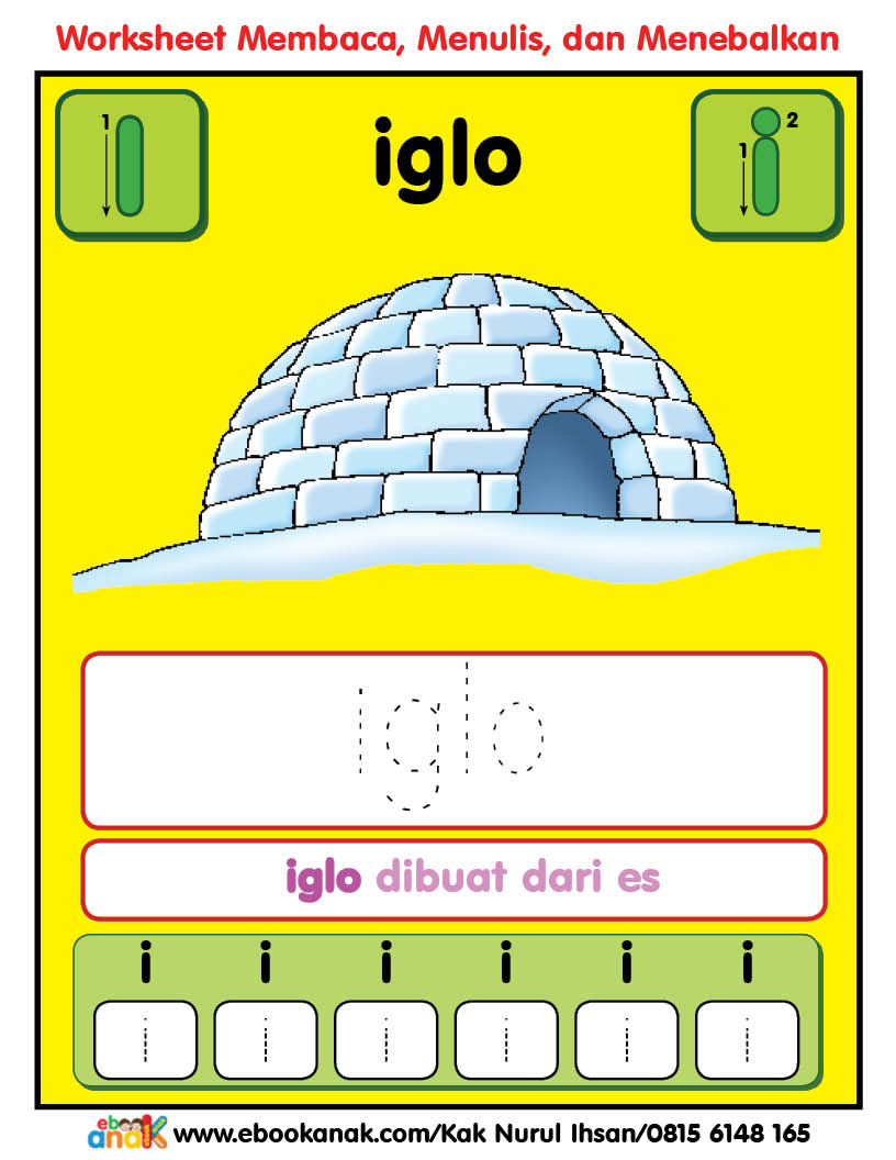 Worksheets Alfabet Ii Iglo
