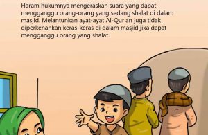 Hukum Mengeraskan Suara di dalam Masjid