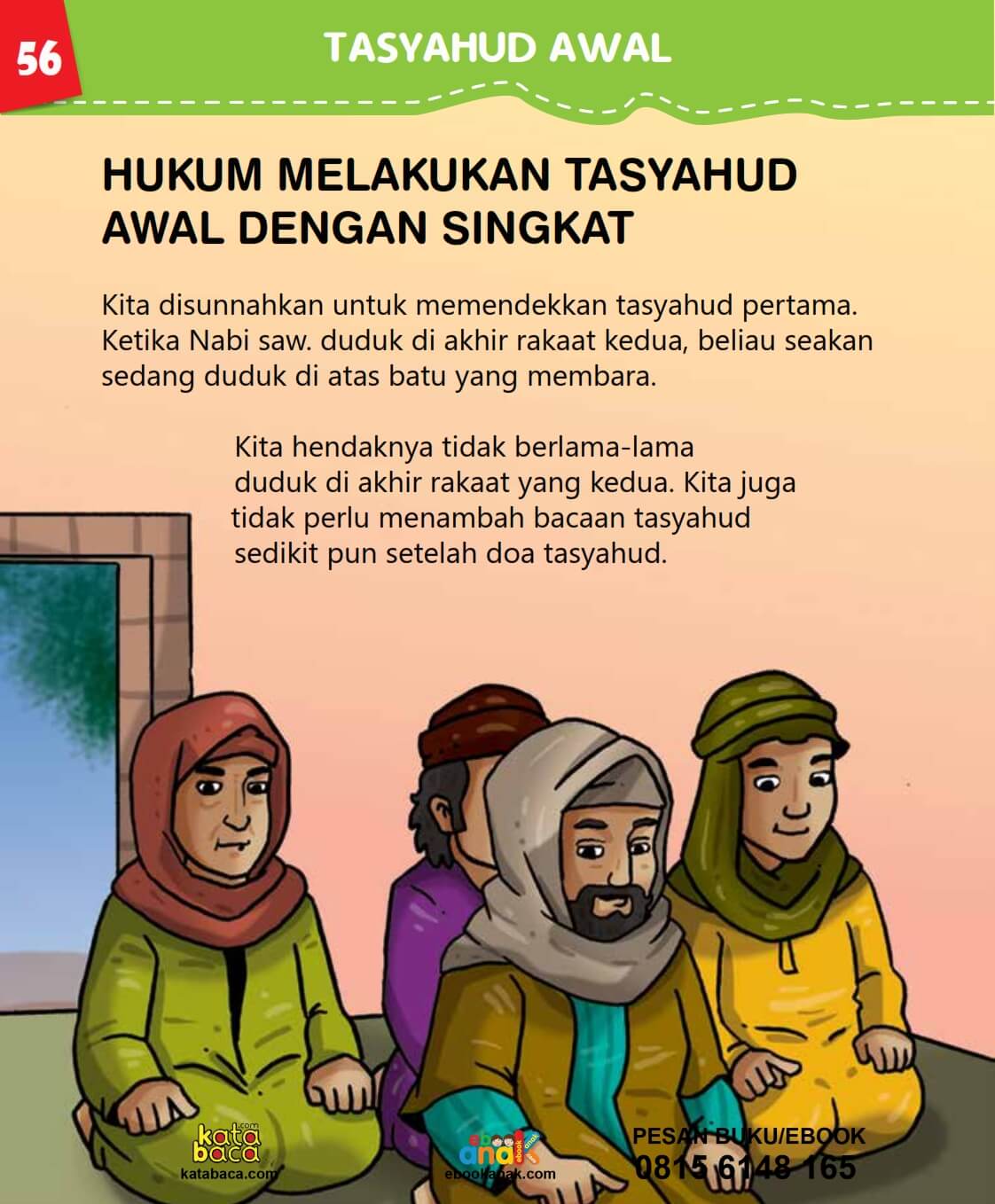 Hukum Melakukan Tasyahud Awal dengan Singkat