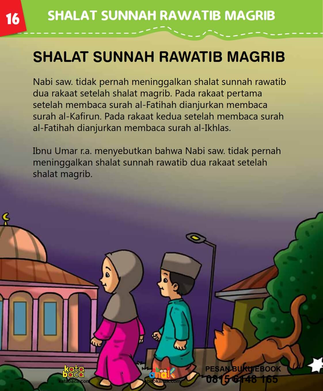 Shalat Sunnah Rawatib Maghrib Ebook Anak Ebook Anak