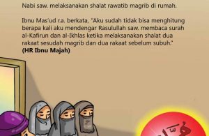 Anjuran dalam Shalat Sunnah Rawatib Maghrib