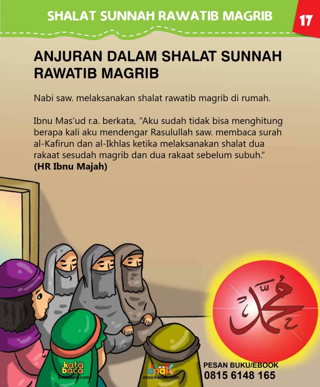 Anjuran dalam Shalat Sunnah Rawatib Maghrib