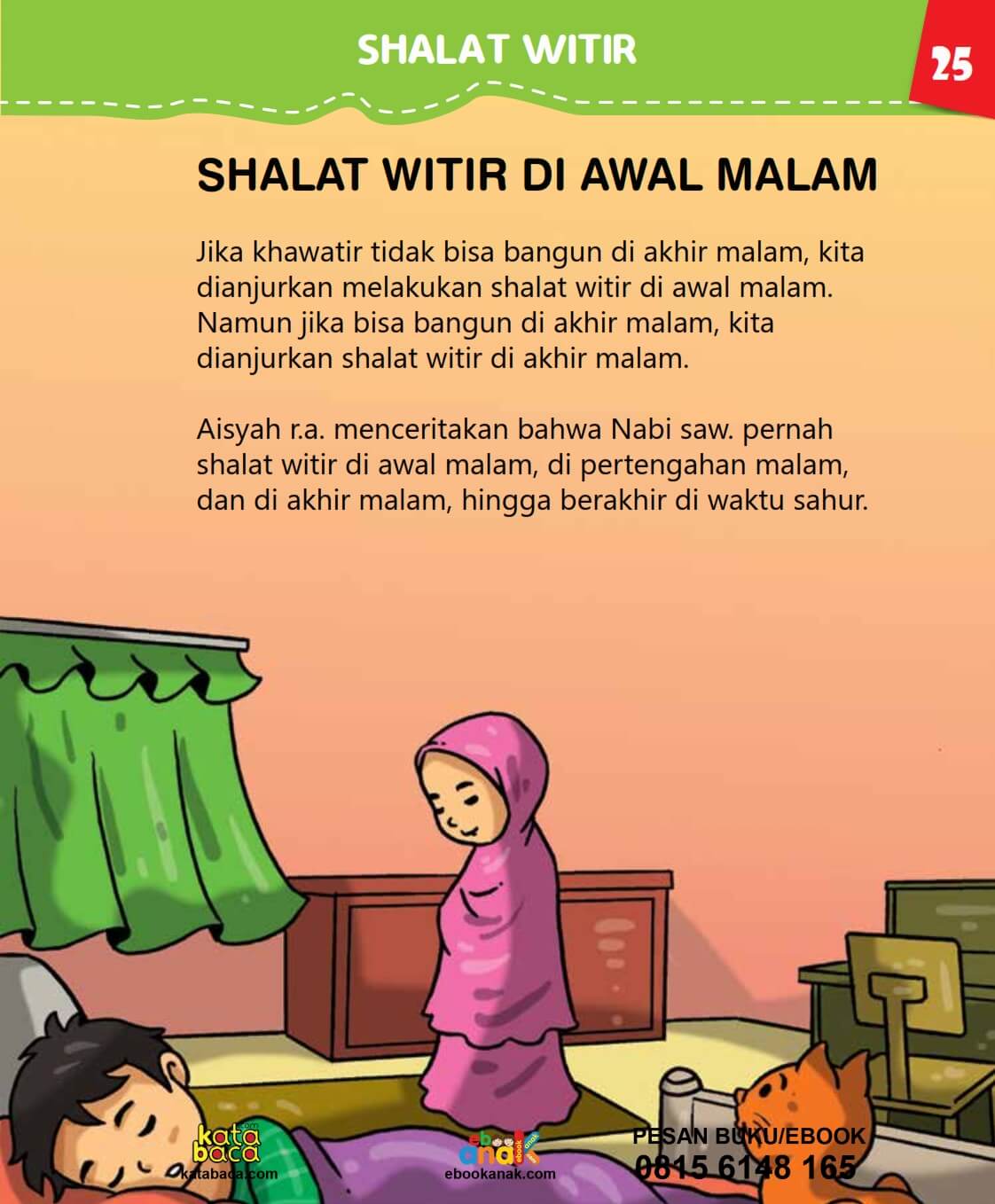 Shalat Witir di Awal Malam