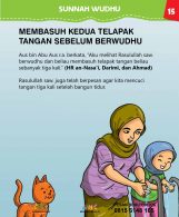 baca buku islam online, fiqih islam bergambar for kids jilid 02_019 Berapakali Nabi Membasuh Telapak Tangan Ketika Berwudhu