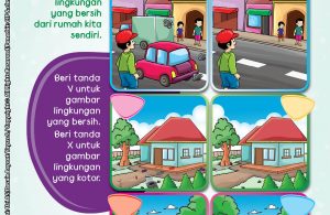 baca buku online brain games fun sains56 Mengenal Lingkungan Hidup dan Menebalkan Tulisan