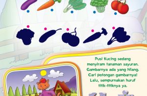 baca buku online, buku aktivitas anak jenius TK A B_043 mengenal nama-nama sayuran yang menyehatkan