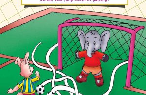 baca buku online, buku aktivitas anak jenius TK A B_054 bermain sepak bola