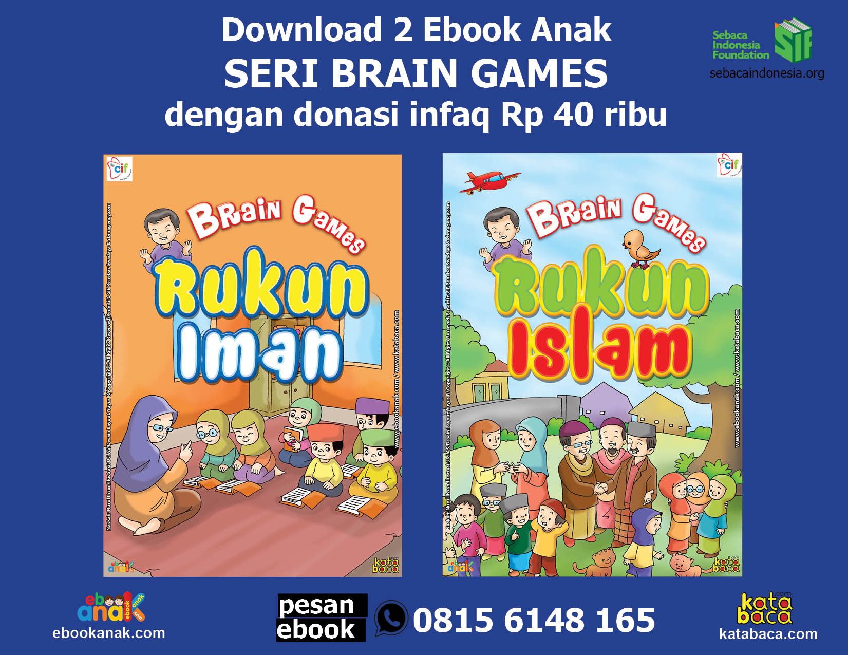 Download Ebook Anak Bergambar Seri Brain Games Rukun Islam Dan Rukun 