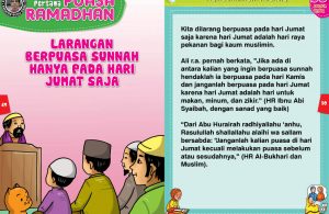 panduan pertama anak puasa ramadhan, Larangan Berpuasa Sunnah Hanya pada Hari Jumat Saja 25
