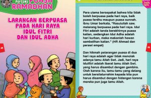 panduan pertama anak puasa ramadhan Larangan Berpuasa pada Hari Raya Idul Fitri dan Idul Adha 23