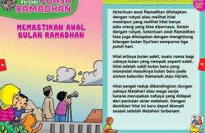 panduan pertama anak puasa ramadhan, Memastikan Awal Bulan Ramadhan 7