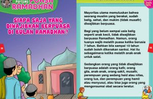 panduan pertama anak puasa ramadhan, Siapa Saja yang Diwajibkan Berpuasa di Bulan Ramadhan 12