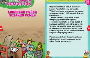 panduan pertama anak puasa ramadhan, larangan puasa setahun penuh (28)